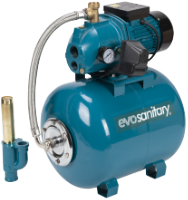 Water Pressure Booster with JET Ejector MQ 370D EvoSanitary®