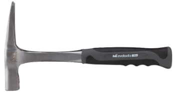 Forged Bricklayer's Hammer with TPR Handle EvoTools +Plus®