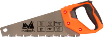 Wood Saw, Special Teeth, TPR Handle EvoTools®