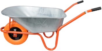 Wheelbarrow Type P with Polyurethane Wheel and Metal Rim EvoTools®