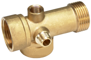5-Way Brass Connector for Pressure Booster Set