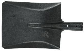 Straight Shovel, Gray Carbon