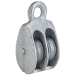 Double Sheave Pulley with Eye