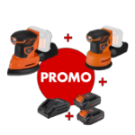 Orbital and Corner Sander Kit with Batteries and Charger