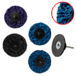 Set of 4 Mini Cleaning Discs with Backing Pad EvoTools®