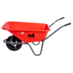 Wheelbarrow with Plastic Tray, Pneumatic Wheel and Metal Rim Type N EvoTools®