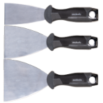 Set of 3 Stainless Steel Spatulas with Beater EvoTools +Plus®