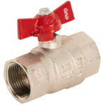 Ball Valve with Butterfly Handle F-F 1048
